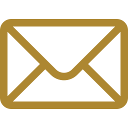 Blue envelope icon symbolizing email or message.